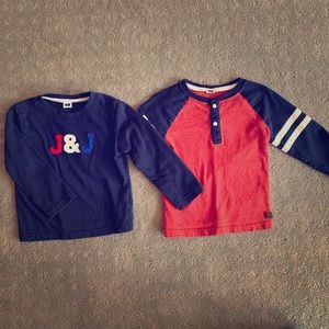 2 2t Janie and Jack Long Sleeve Shirts